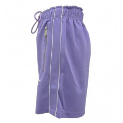 Pantaloncini in poliestere viola - S