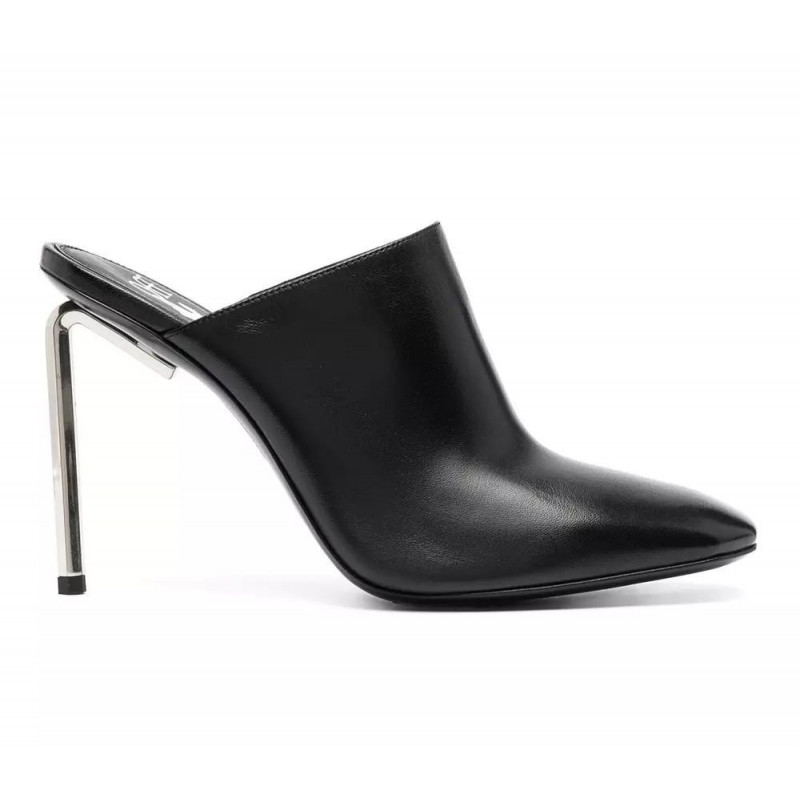 Décolleté in pelle di vitello nera - EU39/US9