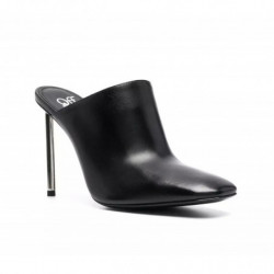 Décolleté in pelle di vitello nera - EU39/US9