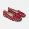 Scarpa piatta in pelle rossa - EU37/US7