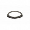 Anello da donna in argento 925 rodiato nero CZ - EU49 - US5