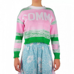 Maglia in Viscosa Rosa - S