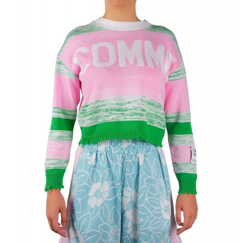 Maglia in Viscosa Rosa - S