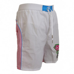 Costumi da bagno pantaloncini da bagno da uomo stampa logo bianco r