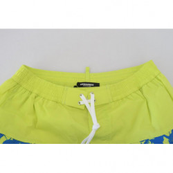 Costumi da bagno pantaloncini da spiaggia da uomo stampa logo blu v