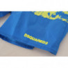 Costumi da bagno pantaloncini da spiaggia da uomo stampa logo blu v