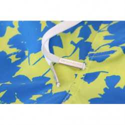 Costumi da bagno pantaloncini da spiaggia da uomo stampa logo blu v