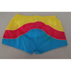 Costumi da bagno da uomo con stampa logo multicolore - IT48 - M