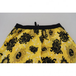 Costumi da bagno pantaloncini da spiaggia da uomo stampati neri gia