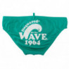Costumi da bagno da uomo con stampa logo verde bianco - IT48 - M