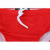 Costume da bagno slip da uomo con stampa ICON rosso nero - IT48 - M