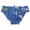 Costumi da bagno da uomo con stampa logo blu bianco - IT48 - M