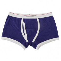 Intimo da uomo in cotone elasticizzato con logo blu bianco - IT5 - M