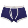 Intimo da uomo in cotone elasticizzato con logo blu bianco - IT5 - M