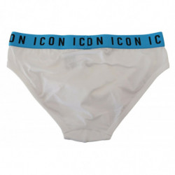 Intimo da uomo cotone elasticizzato logo bianco icona - IT5 - M