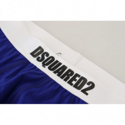 Slip intimo da uomo cotone elasticizzato logo bianco blu - IT5 - M