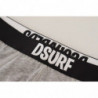 Biancheria intima da uomo cotone elasticizzato logo DSURF grigio -
