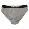 Biancheria intima da uomo cotone elasticizzato logo DSURF grigio -