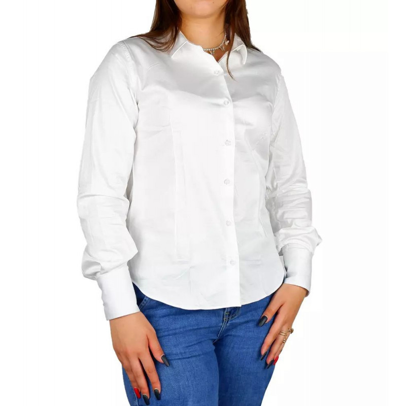 Camicia in cotone bianco - L
