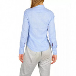 Camicia in cotone azzurro - XL