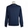 Maglione in cotone blu - M