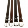 Cintura In Pelle Di Vitello Multicolor - 115 CM / 46 INCHES