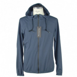 Giacca sintetica blu - L