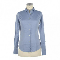 Camicia in cotone blu - L