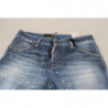 Jeans da ragazza cool denim corto vita bassa cotone blu - IT38 - XS