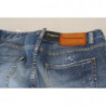 Jeans da ragazza cool denim corto vita bassa cotone blu - IT38 - XS