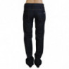 Jeans con pantaloni in denim dritto a vita bassa blu - W26