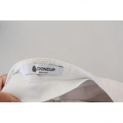 Pantaloni da donna bianchi affusolati a vita alta - IT38 - XS