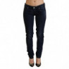 Jeans denim da donna slim fit a vita bassa blu - W26