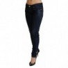 Jeans denim da donna slim fit a vita bassa blu - W26