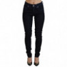 Jeans denim da donna slim fit a vita bassa blu scuro - W26