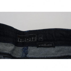 Jeans denim da donna slim fit a vita bassa blu scuro - W26