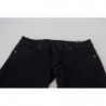 Jeans in denim di cotone slim fit neri a vita bassa - W26