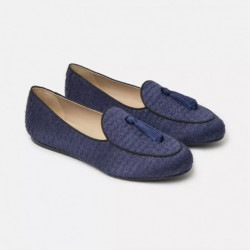 Mocassino in pelle blu - EU41.5/US8.5
