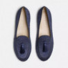 Mocassino in pelle blu - EU41.5/US8.5