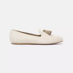 Mocassino in denim bianco -...