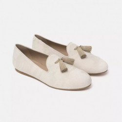 Mocassino in denim bianco - EU40/US7