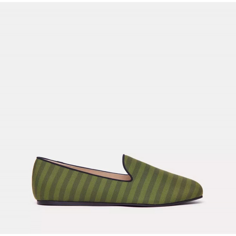 Mocassino in cotone verde - EU41/US8