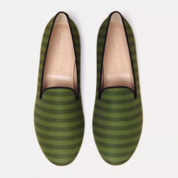 Mocassino in cotone verde - EU41/US8