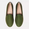 Mocassino in cotone verde - EU41/US8