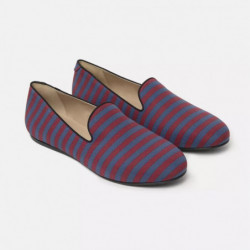 Mocassino in cotone blu - EU43/US10