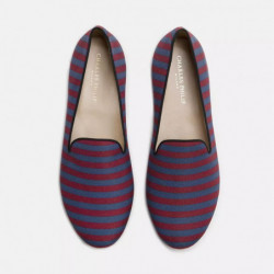 Mocassino in cotone blu - EU43/US10