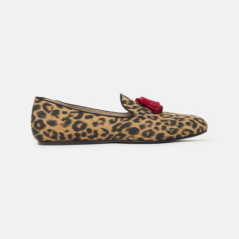 Mocassino in cotone marrone - EU45/US12