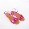 Sandali Tremiti in pelle Fucsia - EU37.5/US7