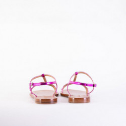 Sandali Tremiti in pelle Fucsia - EU37.5/US7