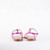 Sandali Tremiti in pelle Fucsia - EU37.5/US7